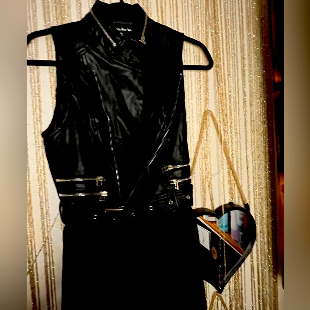 Double Zero radical biker vest/dress size M